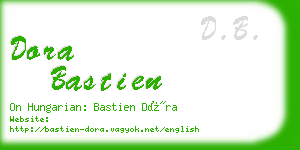 dora bastien business card